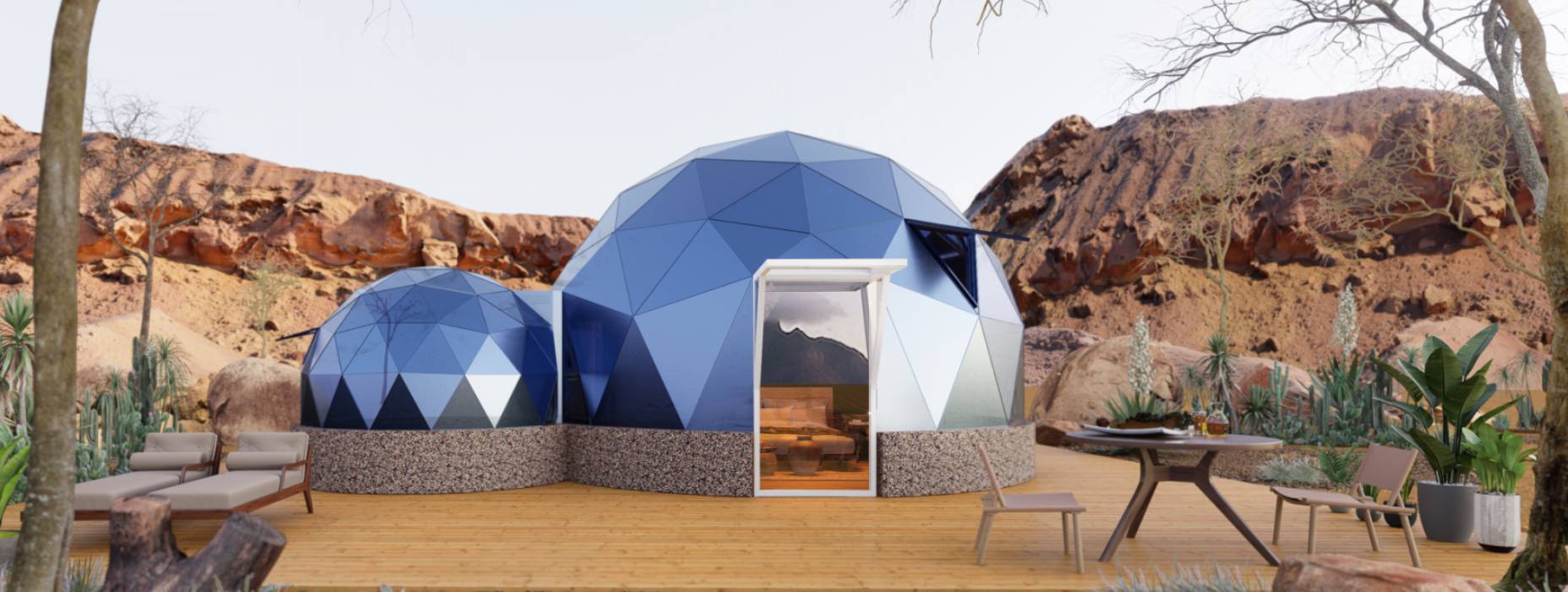 镇坪县球形智能光伏玻璃星空房